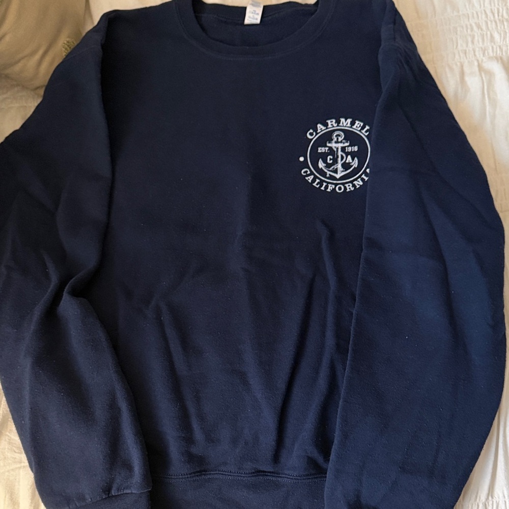Navy Blue Carmel California Men's Sweater